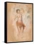 Study of a Faun Woman Dancing for 'Oedipus Rex', C. 1900-Pierre-Auguste Renoir-Framed Stretched Canvas