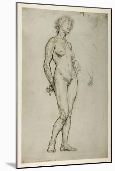 Study of a Female Figure, 1898-Sir William Orpen-Mounted Giclee Print