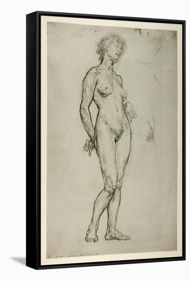 Study of a Female Figure, 1898-Sir William Orpen-Framed Stretched Canvas