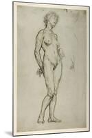 Study of a Female Figure, 1898-Sir William Orpen-Mounted Giclee Print