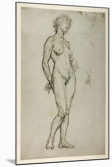 Study of a Female Figure, 1898-Sir William Orpen-Mounted Giclee Print