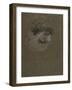 Study of a Female Head, 1891-96-Frederic Leighton-Framed Giclee Print