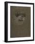 Study of a Female Head, 1891-96-Frederic Leighton-Framed Giclee Print