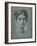 Study of a Female Head, C.1870-Frederic Leighton-Framed Giclee Print