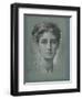 Study of a Female Head, C.1870-Frederic Leighton-Framed Giclee Print