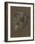 Study of a Female Head in Contemporary Dress, Probably Dorothy Dene or One of Her Sisters, 1891-96-Frederic Leighton-Framed Giclee Print