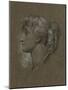 Study of a Female Head in Contemporary Dress, Probably Dorothy Dene or One of Her Sisters, 1891-96-Frederic Leighton-Mounted Giclee Print