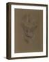 Study of a Female Head, Probably Dorothy Dene, 1879-96-Frederic Leighton-Framed Giclee Print