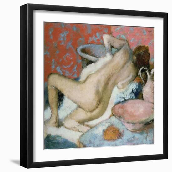 Study of a Female Nude, about 1896-Edgar Degas-Framed Giclee Print