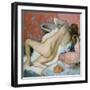 Study of a Female Nude, about 1896-Edgar Degas-Framed Giclee Print