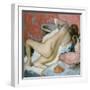 Study of a Female Nude, about 1896-Edgar Degas-Framed Giclee Print