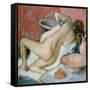 Study of a Female Nude, about 1896-Edgar Degas-Framed Stretched Canvas