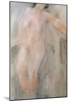 Study of a Female Nude-Auguste Rodin-Mounted Giclee Print