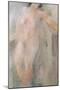 Study of a Female Nude-Auguste Rodin-Mounted Giclee Print