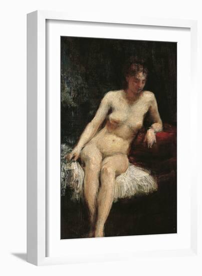 Study of a Female Nude-Henri Fantin-Latour-Framed Giclee Print