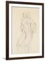 Study of a Female Nude-Eric Gill-Framed Giclee Print