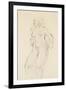 Study of a Female Nude-Eric Gill-Framed Giclee Print