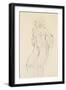 Study of a Female Nude-Eric Gill-Framed Giclee Print