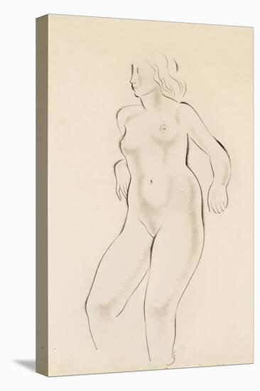 Study of a Female Nude-Eric Gill-Stretched Canvas