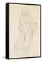 Study of a Female Nude-Eric Gill-Framed Stretched Canvas