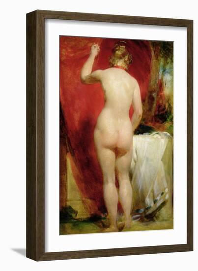 Study of a Female Nude-William Etty-Framed Giclee Print