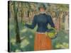 Study of a Flower Seller, 1903-Kazimir Severinovich Malevich-Stretched Canvas