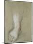 Study of a Foot-Federico Fiori Barocci-Mounted Giclee Print