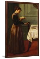 Study of a Girl Reading-Valentine Cameron Prinsep-Framed Giclee Print