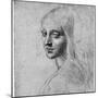 Study of a Girl's Head, C1483-Leonardo da Vinci-Mounted Giclee Print