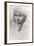 Study of a Girl's Head-Edward Burne-Jones-Framed Giclee Print