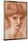 Study of a Girl's Head-Edward Burne-Jones-Mounted Giclee Print