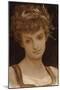 Study of a Girl's Head-Frederic Leighton-Mounted Giclee Print