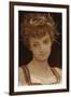 Study of a Girl's Head-Frederic Leighton-Framed Giclee Print