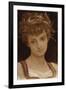 Study of a Girl's Head-Frederic Leighton-Framed Giclee Print