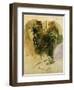 Study of a Gurkha of the Indian Army, 1830-Eugene Delacroix-Framed Giclee Print