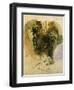 Study of a Gurkha of the Indian Army, 1830-Eugene Delacroix-Framed Giclee Print