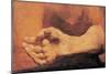 Study of a Hand and Arm-Théodore Géricault-Mounted Giclee Print