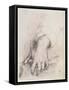 Study of a Hand For the Madonna of the Harp-Andrea del Sarto-Framed Stretched Canvas