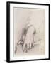 Study of a Hand For the Madonna of the Harp-Andrea del Sarto-Framed Giclee Print