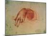 Study of a Hand-Leonardo da Vinci-Mounted Giclee Print