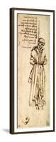 Study of a Hanged Man: Bernardo Baroncelli, Assassin of Giuliano De Medici, 1479-Leonardo da Vinci-Framed Giclee Print