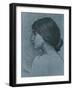 Study of a Head, C1899-John William Waterhouse-Framed Giclee Print