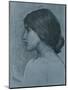 Study of a Head, C1899-John William Waterhouse-Mounted Giclee Print