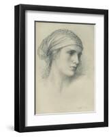 Study of a Head, C1916-Dorothea Landau-Framed Giclee Print