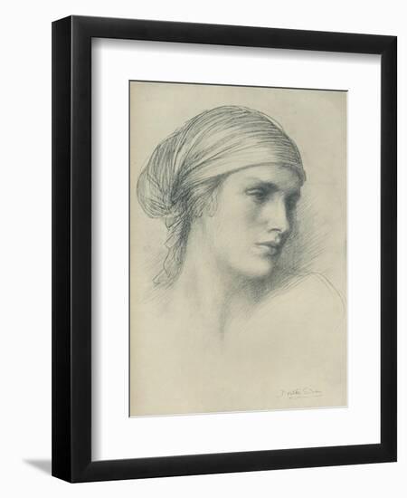 Study of a Head, C1916-Dorothea Landau-Framed Giclee Print