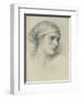 Study of a Head, C1916-Dorothea Landau-Framed Giclee Print