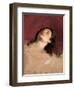 Study of a Head of a Woman-Friedrich Von Amerling-Framed Giclee Print