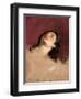 Study of a Head of a Woman-Friedrich Von Amerling-Framed Giclee Print