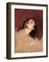 Study of a Head of a Woman-Friedrich Von Amerling-Framed Giclee Print