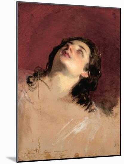 Study of a Head of a Woman-Friedrich Von Amerling-Mounted Giclee Print
